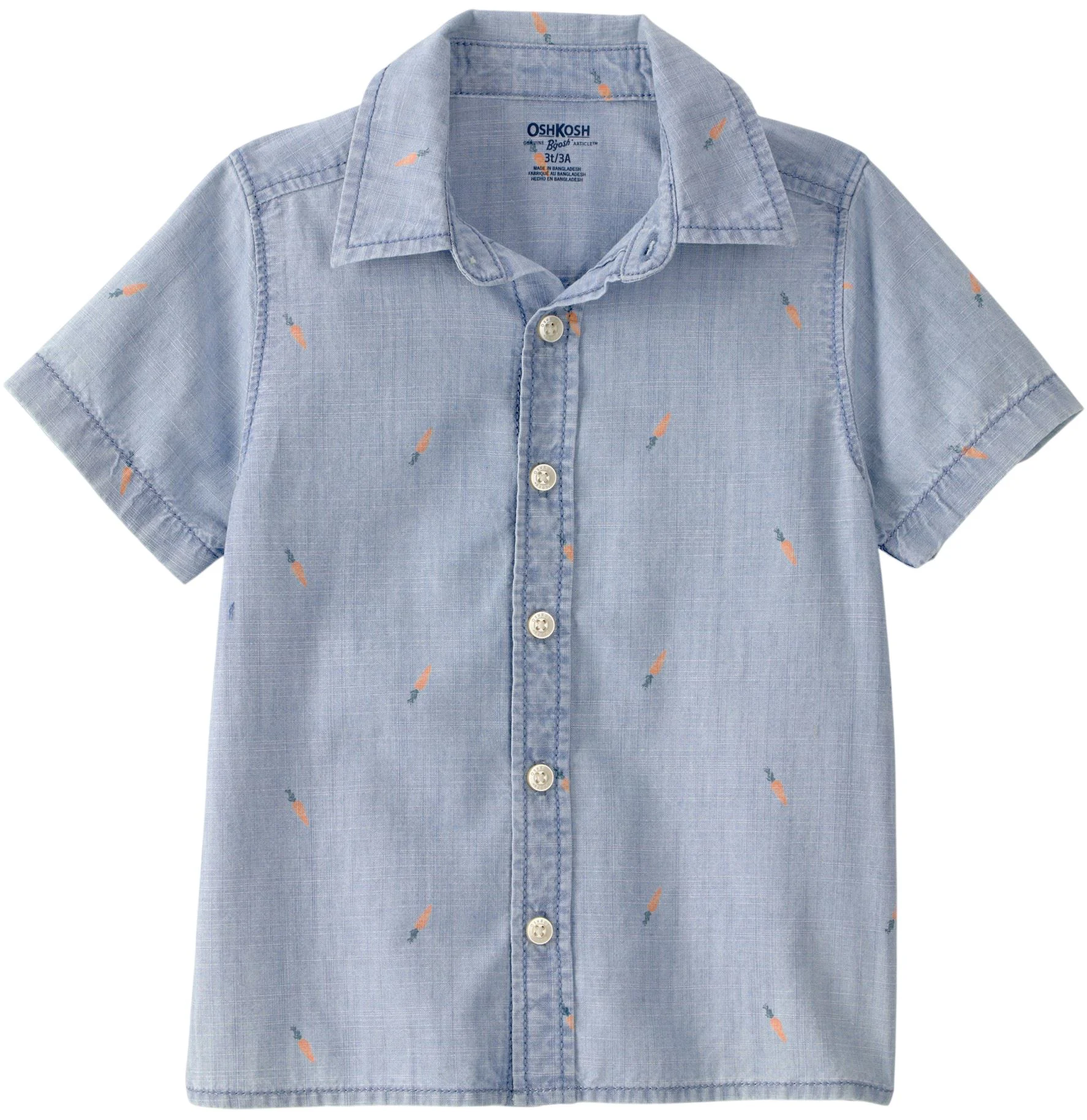 image for OshKosh Camasa din denim cu imprimeu Carrot Chambray foto