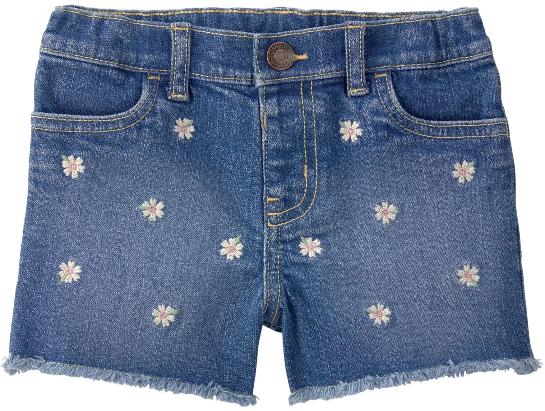 image for OshKosh Джинсовые шорты с вышивкой Daisy Dark Wash foto