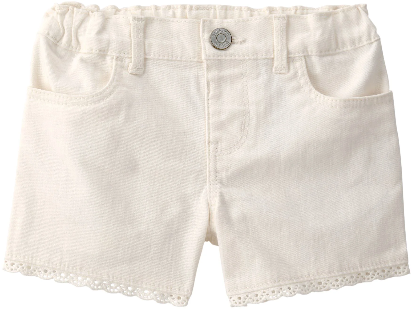 image for OshKosh Джинсовые шорты с вышивкой Eyelet White foto