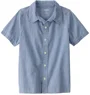 OshKosh Рубашка с коротким рукавом Chambray Blue foto