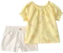 Carter's Set 2 piese Yellow Shell - bluzita si pantaloni scurti foto