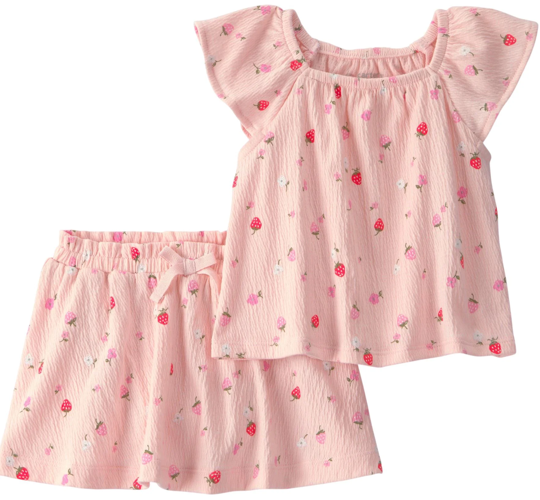 image for Carter's Комплект 2 в 1 Pink Berry - футболка и шорты-юбка foto