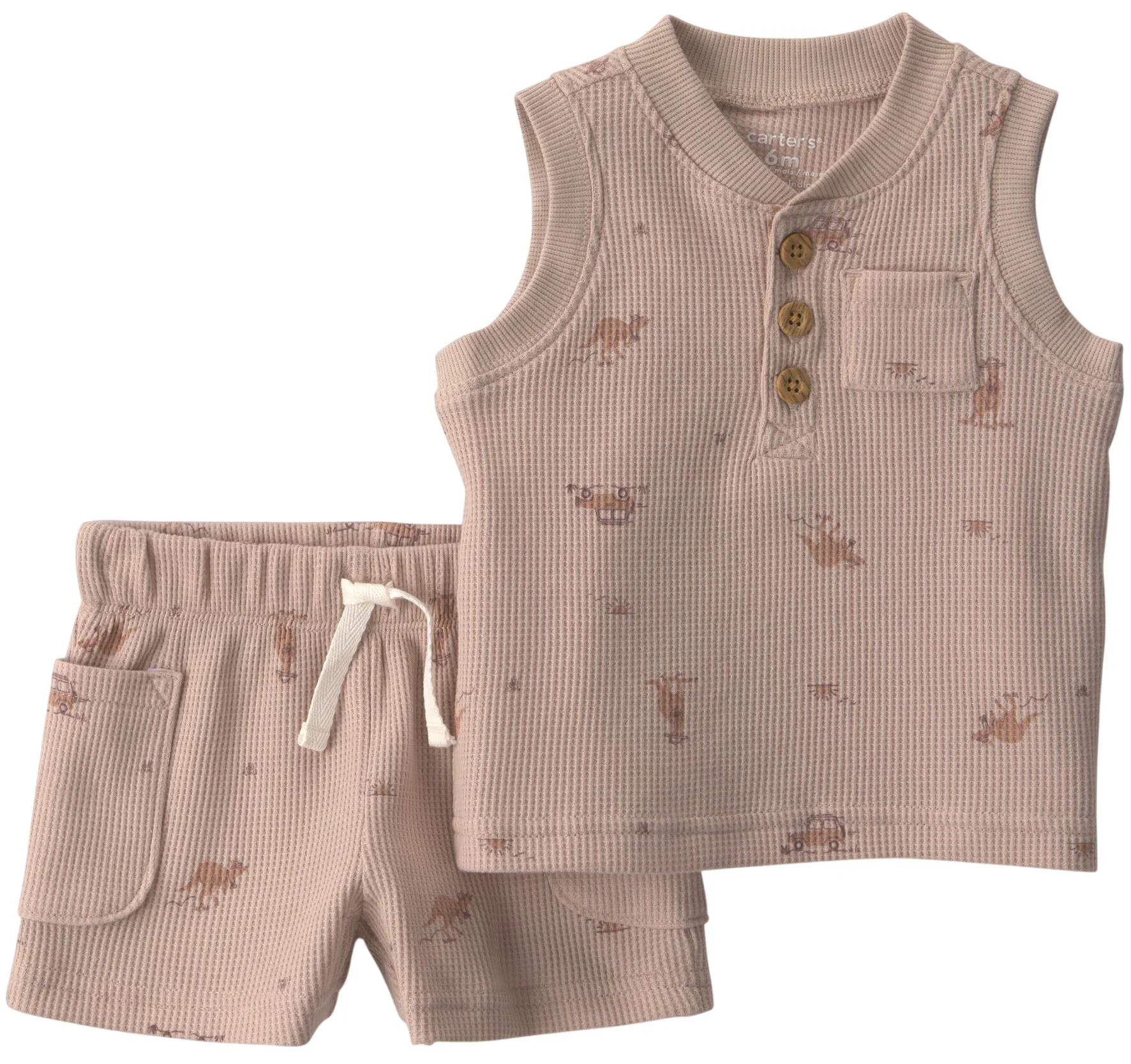 image for Carter's Комплект 2 в 1 Safari Thermal - топ и шорты foto