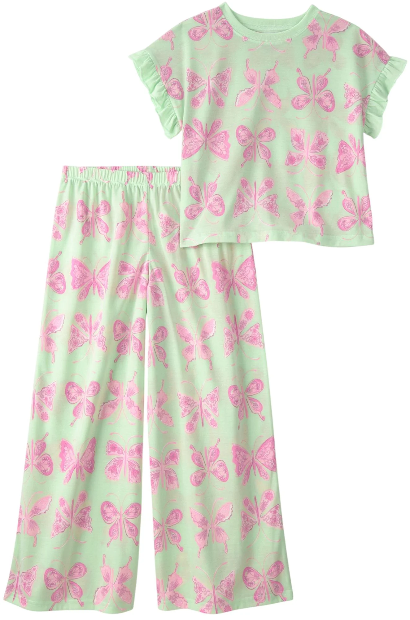 image for Carter's Пижама Green-Pink Butterfly foto
