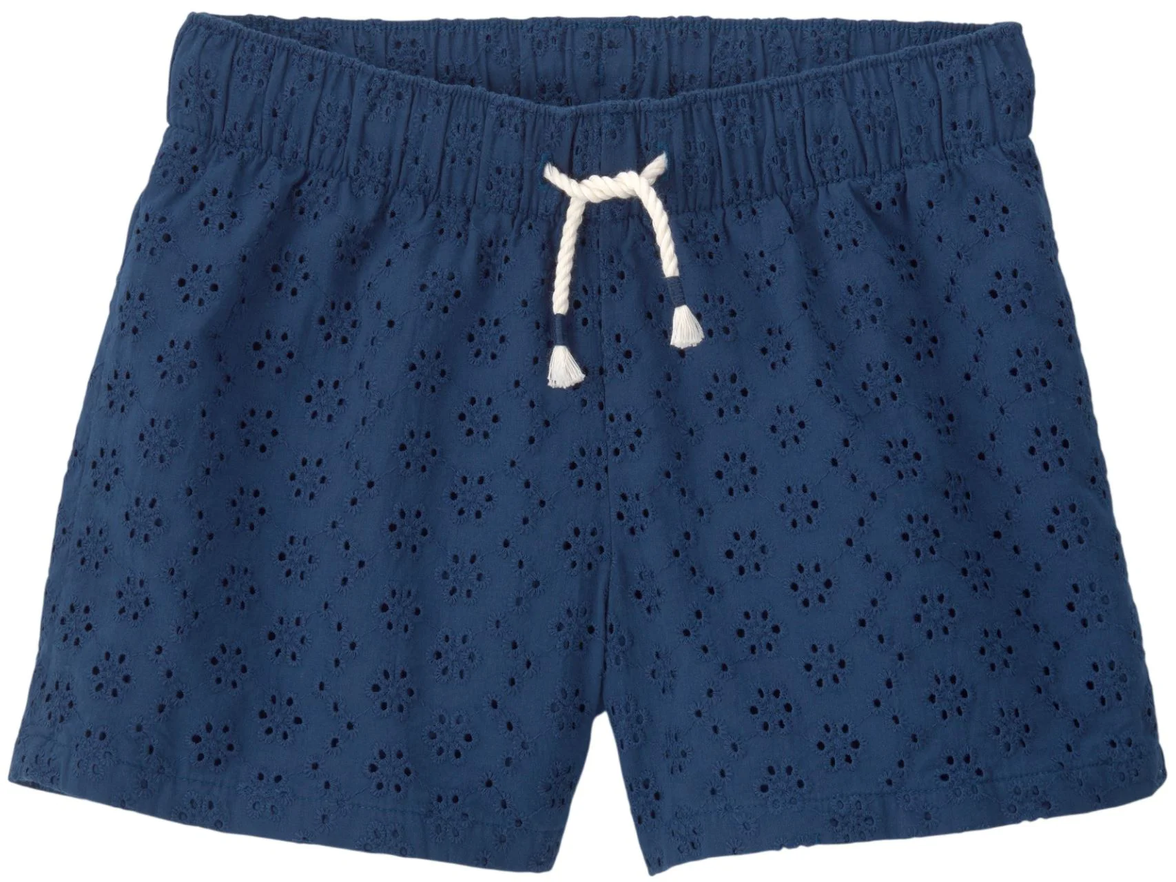 Carter's Pantaloni scurti cu broderie Navy Eyelet foto