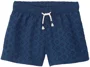 Carter's Pantaloni scurti cu broderie Navy Eyelet foto