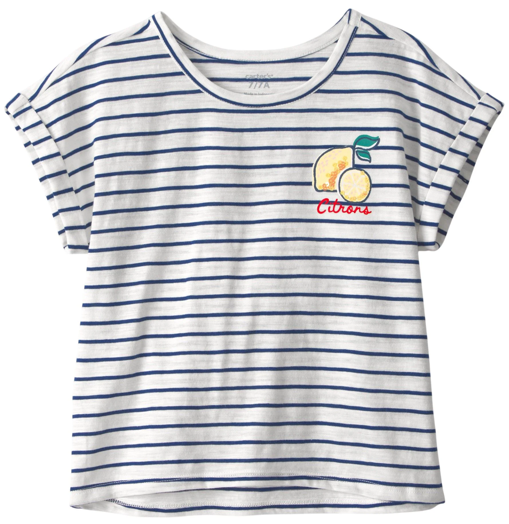 image for Carter's Футболка Lemon Stripe foto