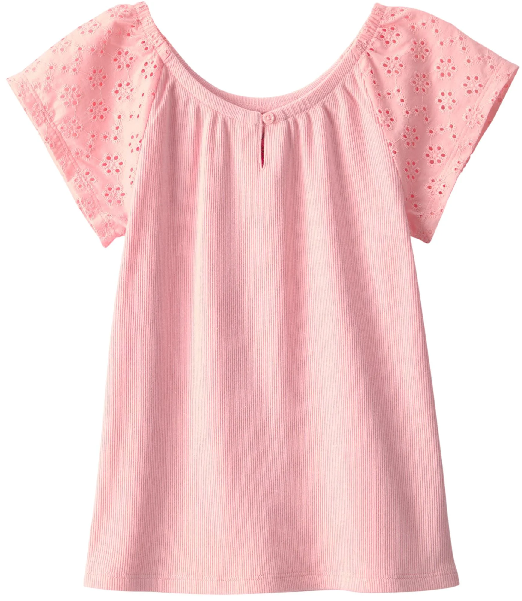 image for Carter's Топ с вышивкой Pink Eyelet foto