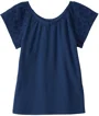 Carter's Top cu broderie Navy Eyelet foto