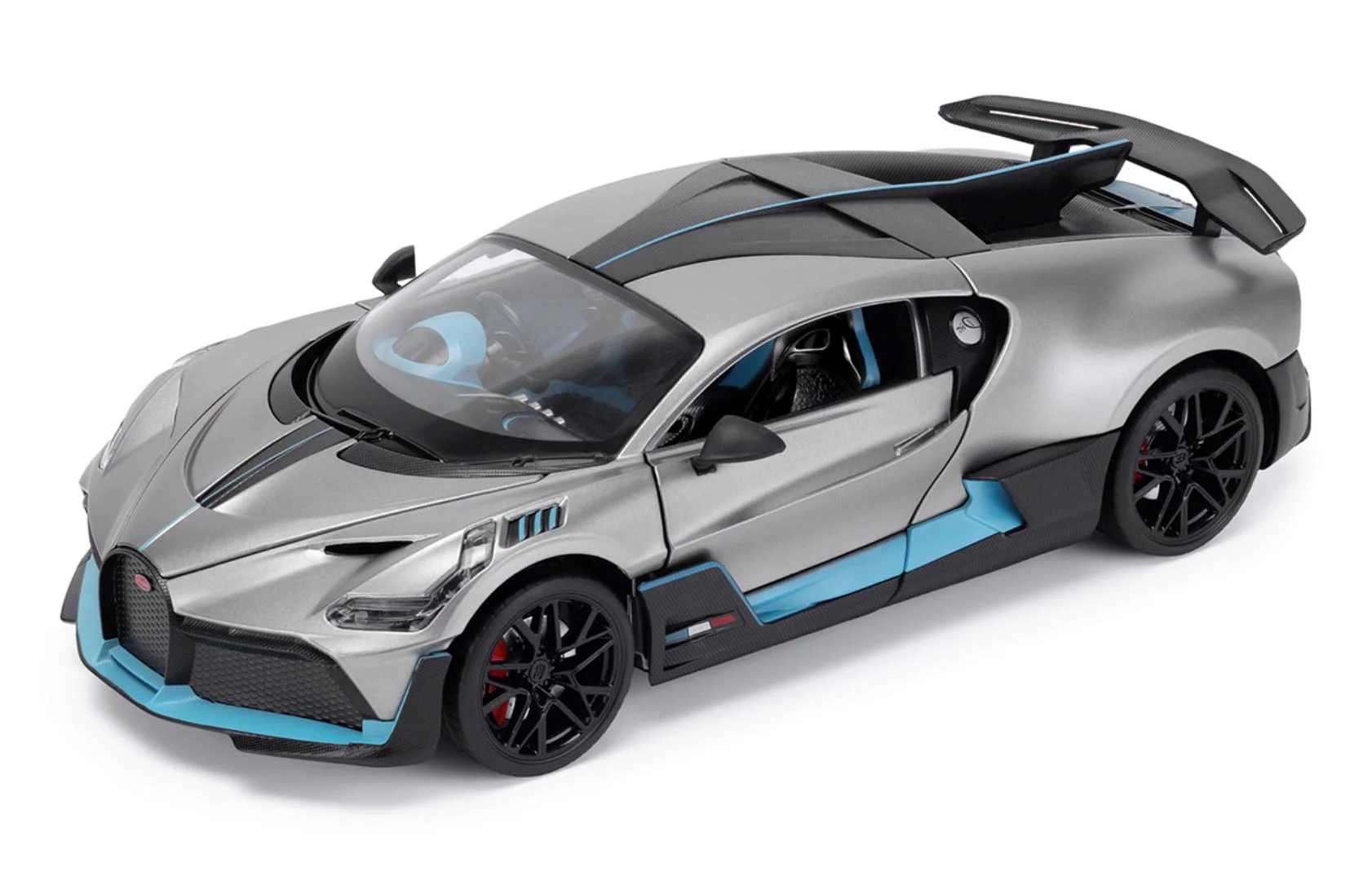 image for Macheta auto Techno Drive Bugatti Divo Gri, 1:18 foto