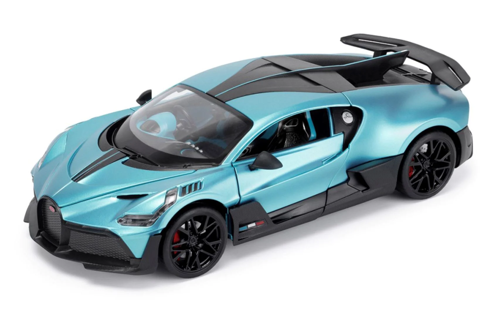 image for Macheta auto Techno Drive Bugatti Divo Albastru, 1:18 foto