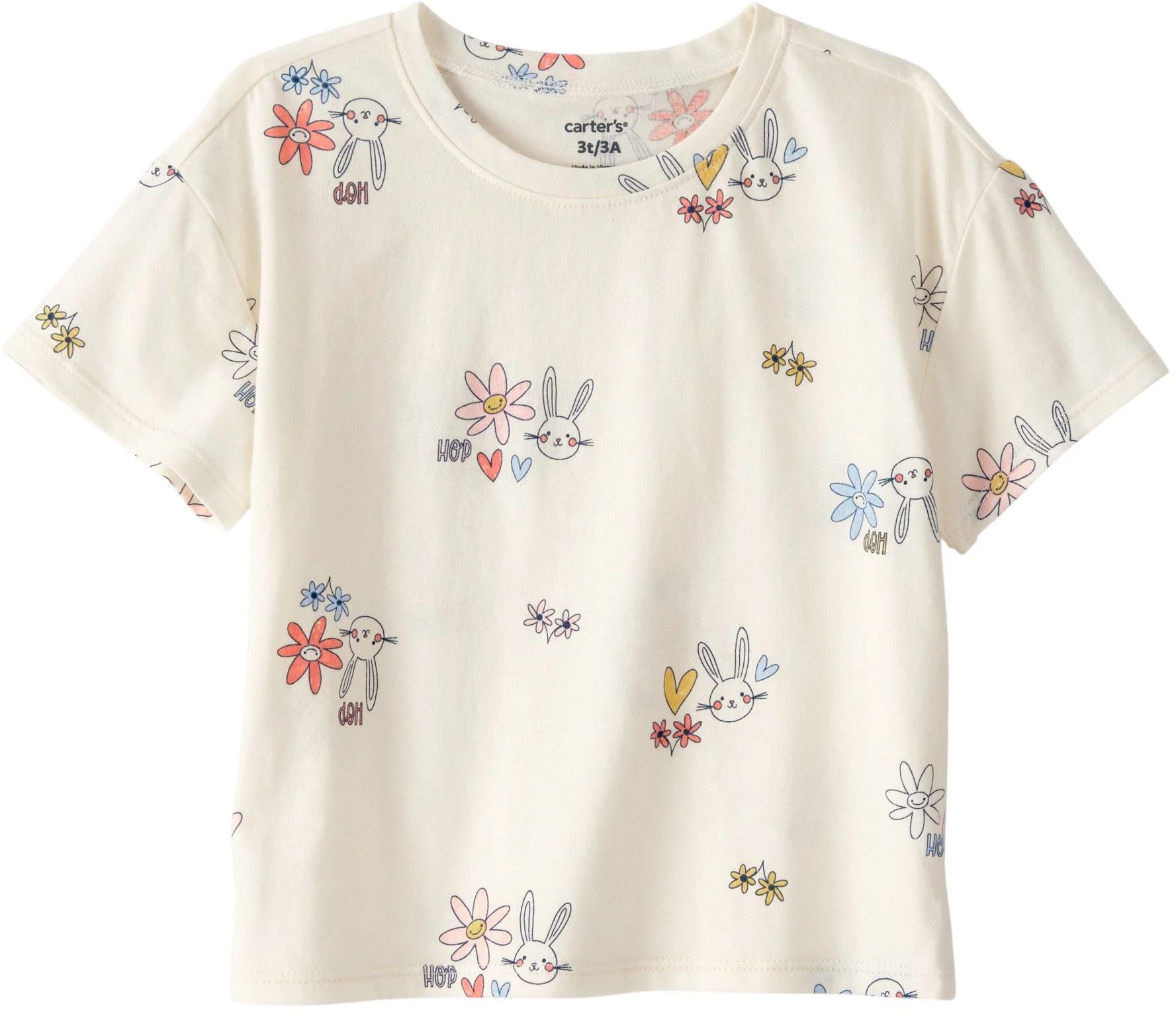 image for Carter's Tricou Easter Bunny Floral foto