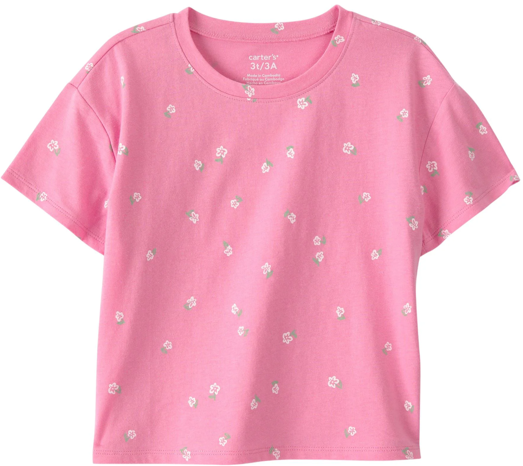 image for Carter's Tricou Pink Ditsy foto