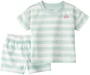 Carter's Комплект 2 в 1 Mint Striped - футболка и шорты foto