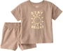 Carter's Set 2 piese Brown Sun - tricou si pantaloni scurti foto
