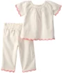 Carter's Комплект 2 в 1 Ivory Linen - блуза и штаны foto