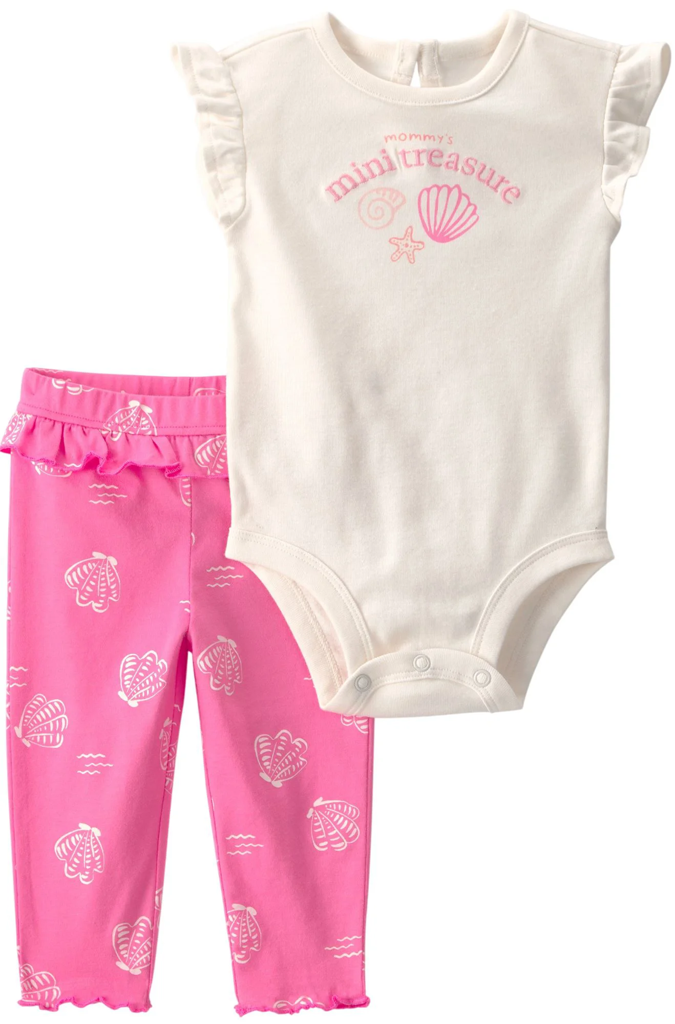 Carter's Set 2 piese Mini Treasure - body si pantaloni foto
