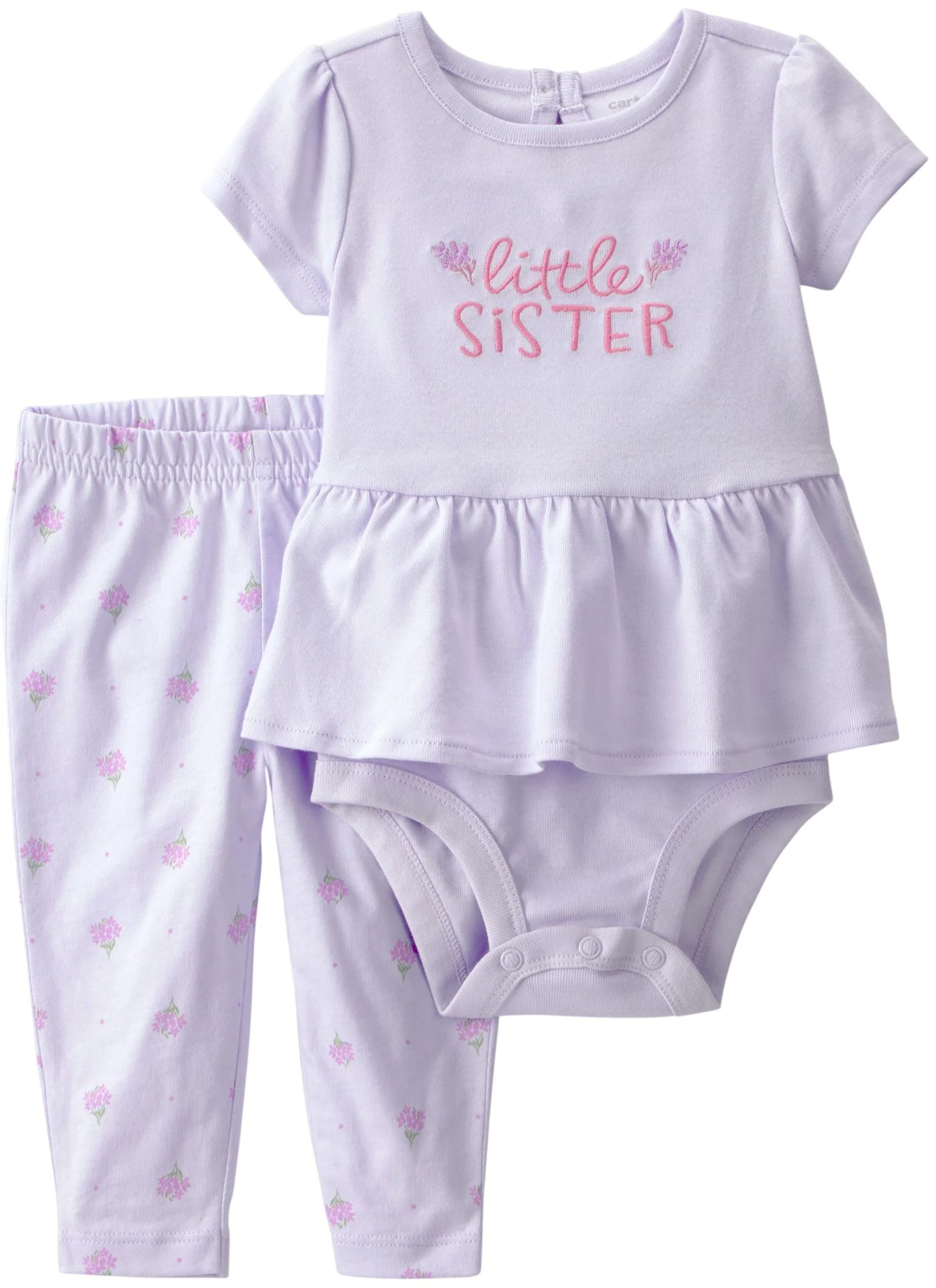 Carter's Set 2 piese Little Sister - body si pantaloni foto