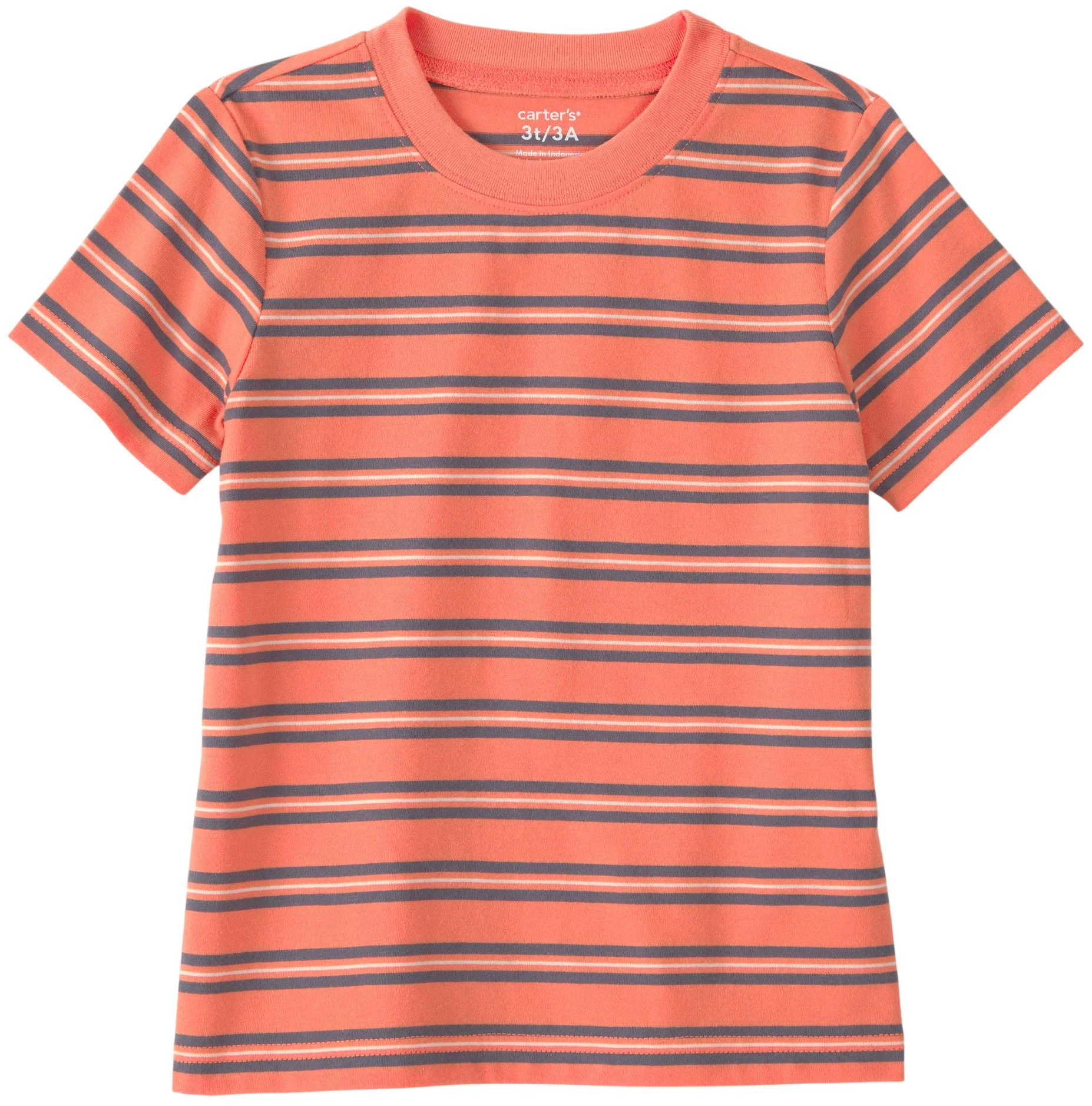 image for Carter's Tricou Orange Stripe foto