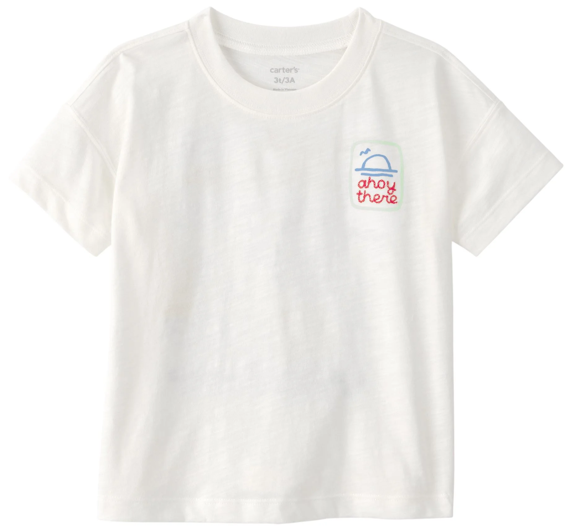 image for Carter's Tricou Cream Ahoy foto