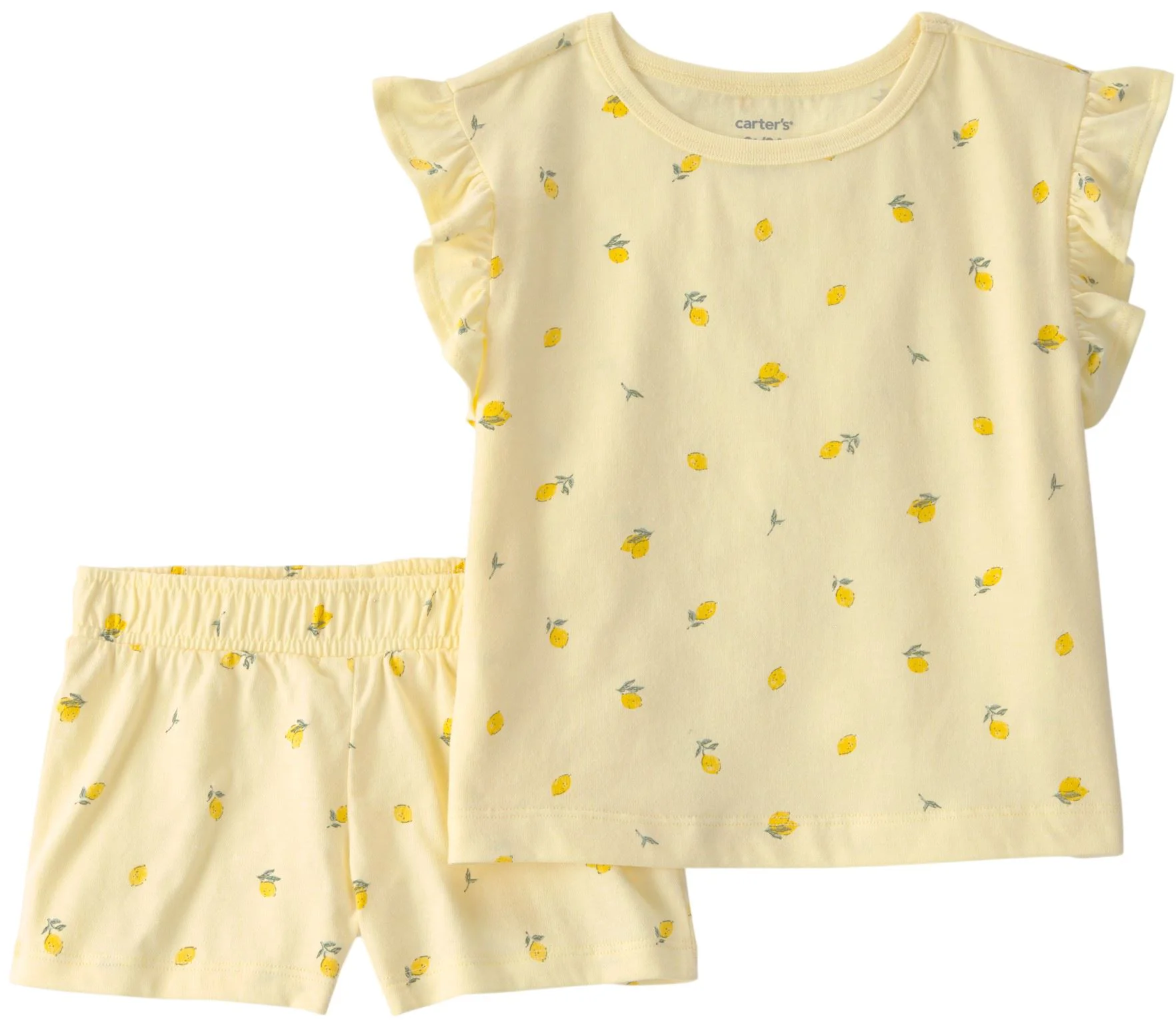 image for Carter's Set 2 piese Yellow Lemon - tricou si pantaloni scurti foto