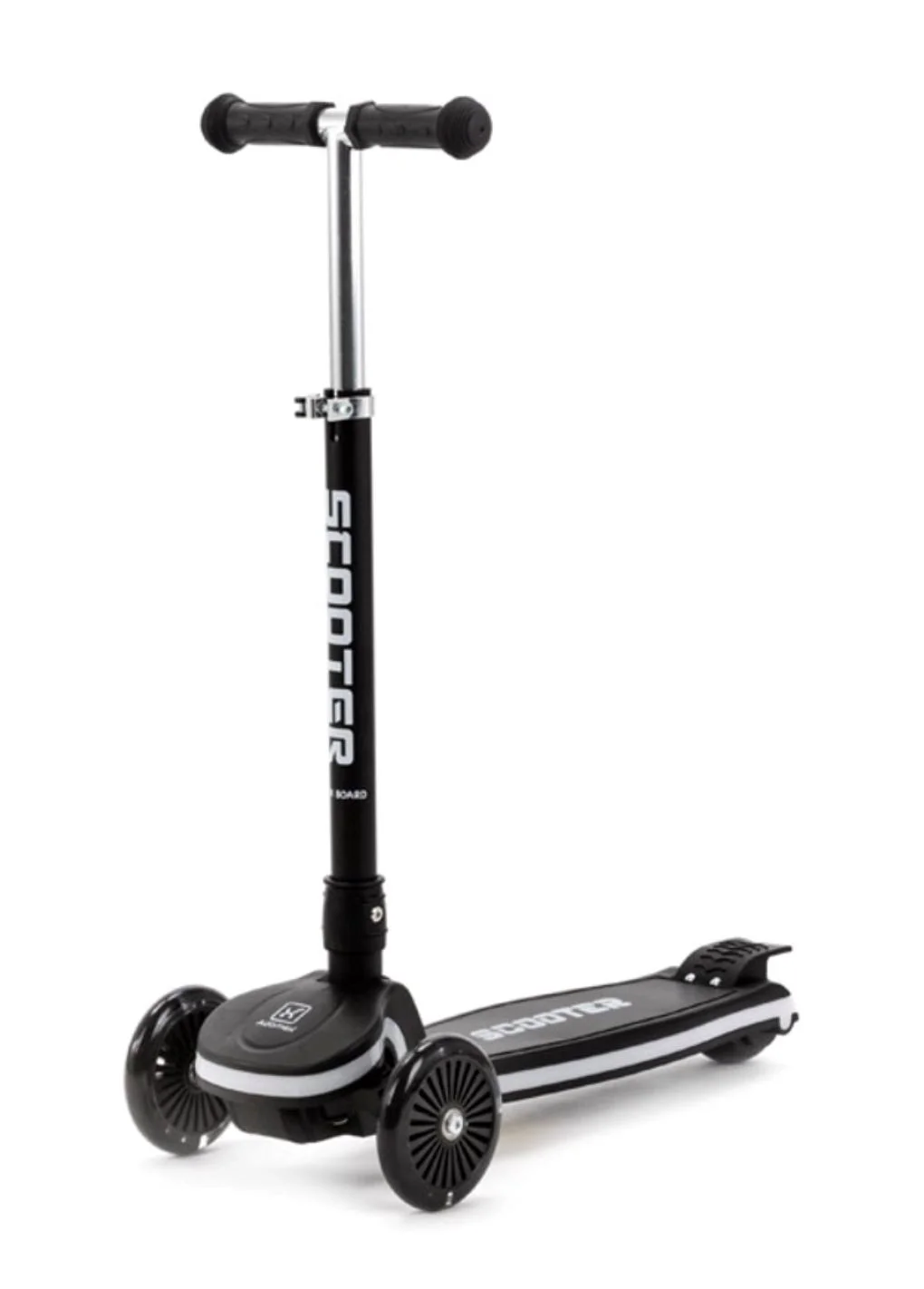 image for Trotineta cu 3 roti Scooter LED si platforma Adamex Negru foto