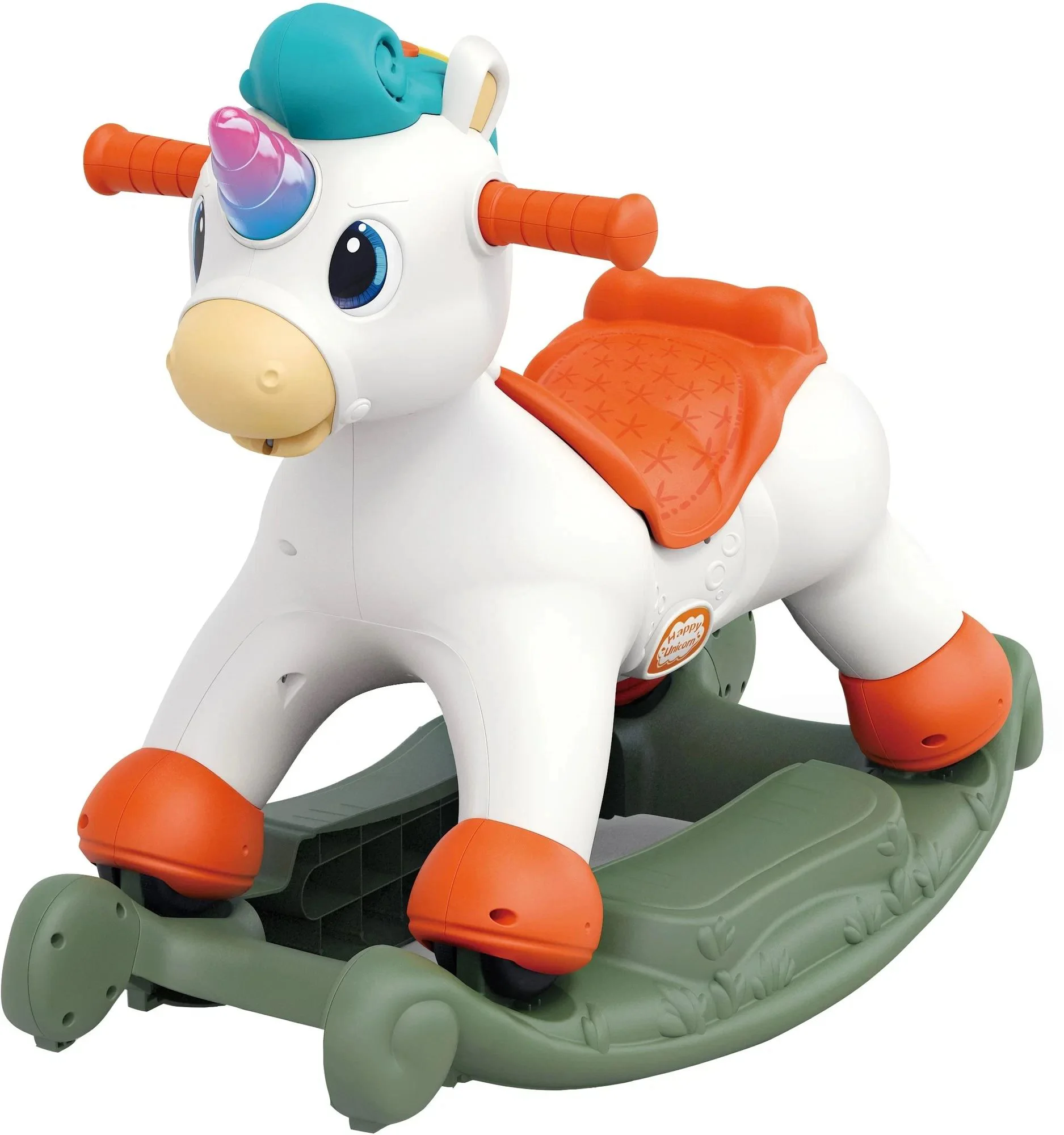 image for Качалка 3 в 1 Hola Toys Единорог с паром и светом foto