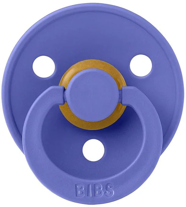 Suzeta rotunda din latex BIBS Colour Grape (0-6 luni) foto