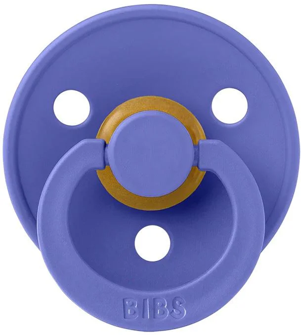 Suzeta rotunda din latex BIBS Colour Grape (6-18 luni) foto