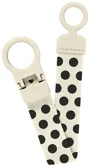 Цепочка-клипса для пустышки BIBS Loop Polka dot Ivory/Black foto