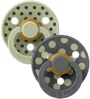 Set 2 suzete rotunde din latex BIBS Studio Colour Polka dot Sage/Iron (6-18 luni) foto