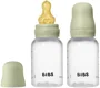 Set 2 biberoane din plastic BIBS Sage cu tetina din latex flux lent, 150 ml foto