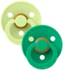 Set 2 suzete rotunde din latex BIBS Colour Matcha/Cactus (0-6 luni) foto
