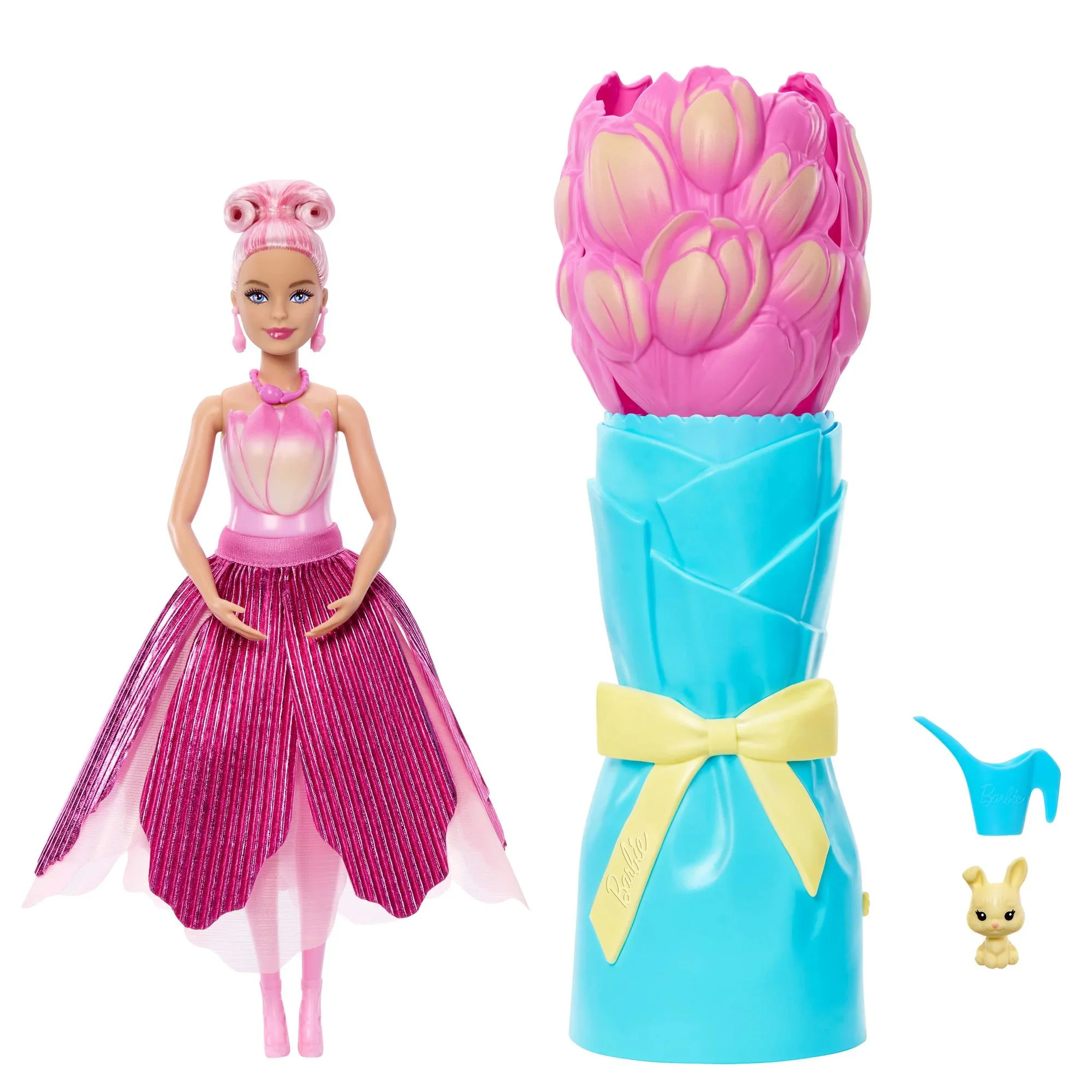 image for Кукла Barbie Petal Pop с ароматом розового тюльпана foto