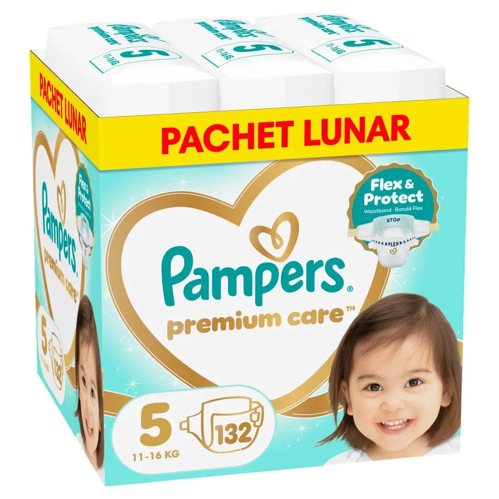 image for Scutece Pampers Premium Care 5 XXL Box (11-16 kg), 132 buc. foto