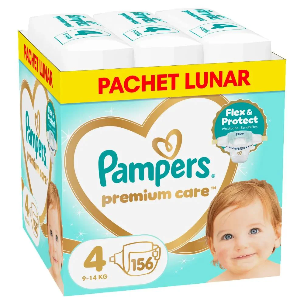 image for Scutece Pampers Premium Care 4 XXL Box (9-14 kg), 156 buc. foto
