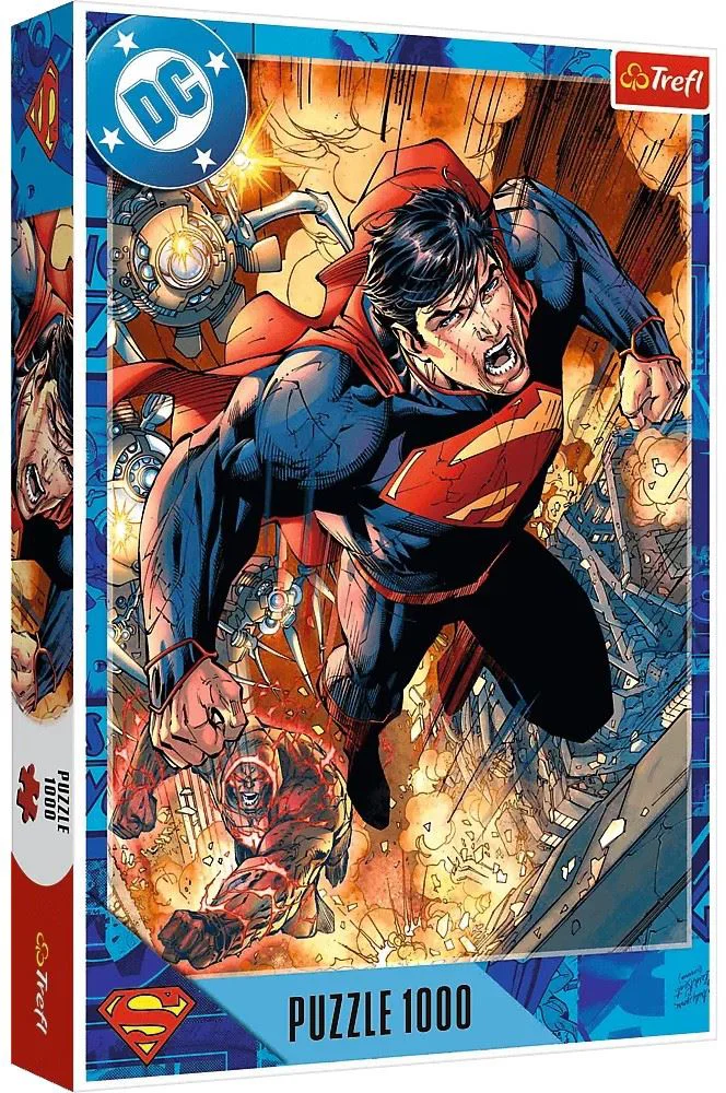 image for Puzzle Trefl Superman in actiune / Warner Superman, 1000 el. foto
