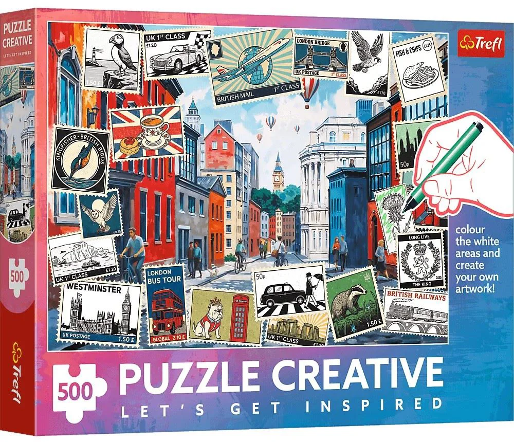 image for Puzzle Trefl Creative Greetings from London, 500 el. foto