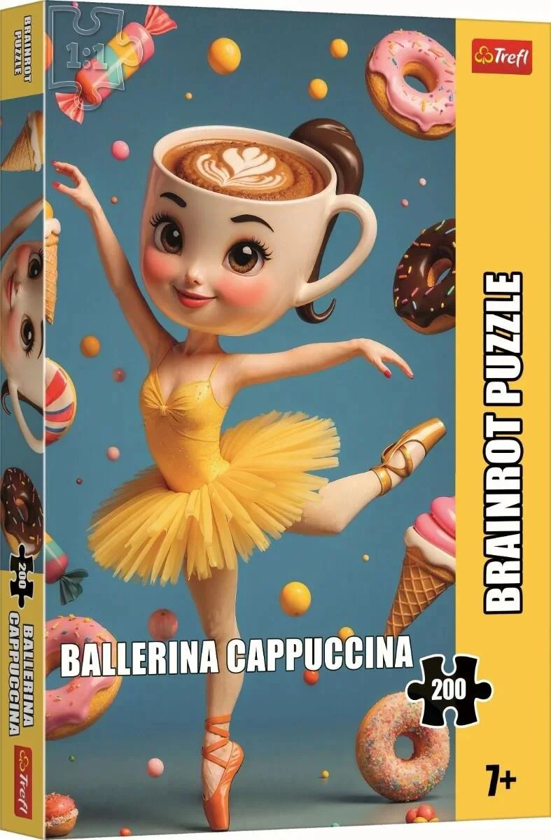 Puzzle Trefl BrainRots Ballerina Cappucina, 200 el. foto