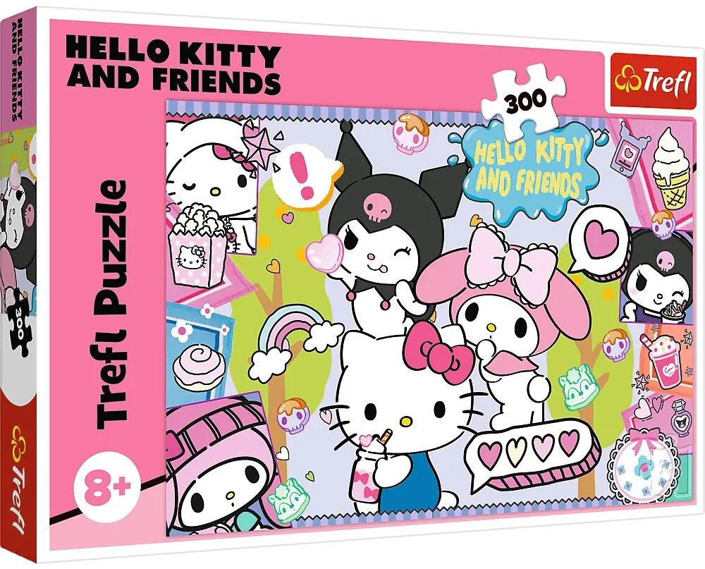 image for Puzzle Trefl Crazy trio / Hello Kitty, 300 el. foto
