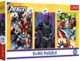 Пазл Trefl Дни, полные экшена / Disney Marvel Мстители, 3x80 эл. foto