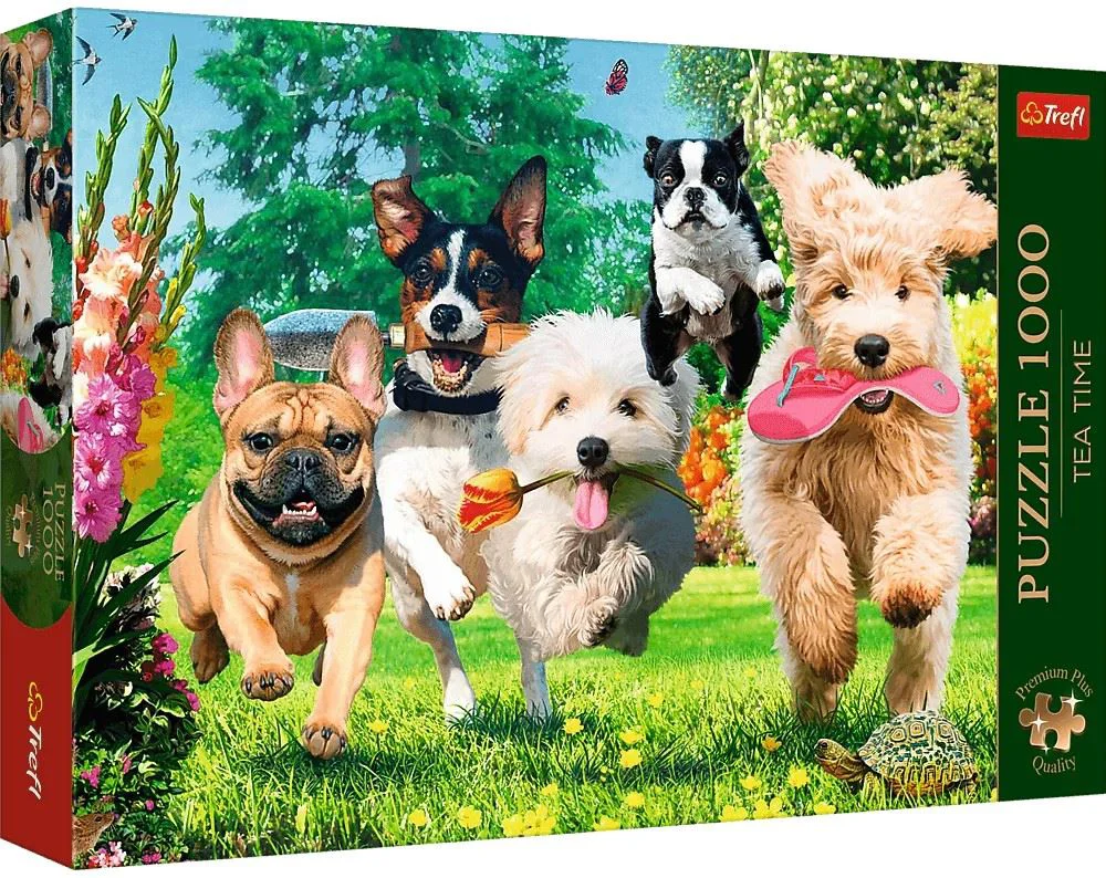 Puzzle Trefl Premium Plus Tea Time: Here Comes Trouble, 1000 el. foto