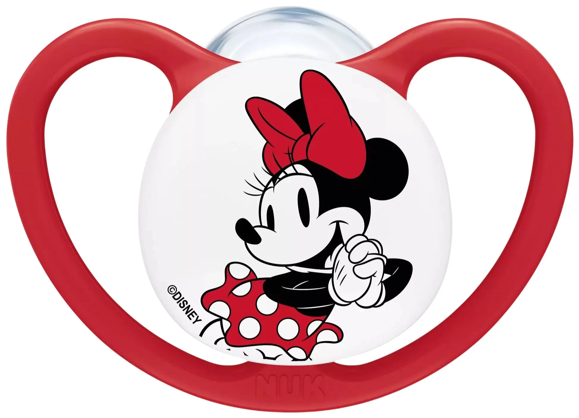 image for Ортодонтическая силиконовая пустышка NUK Mickey (6-18 мес.) foto
