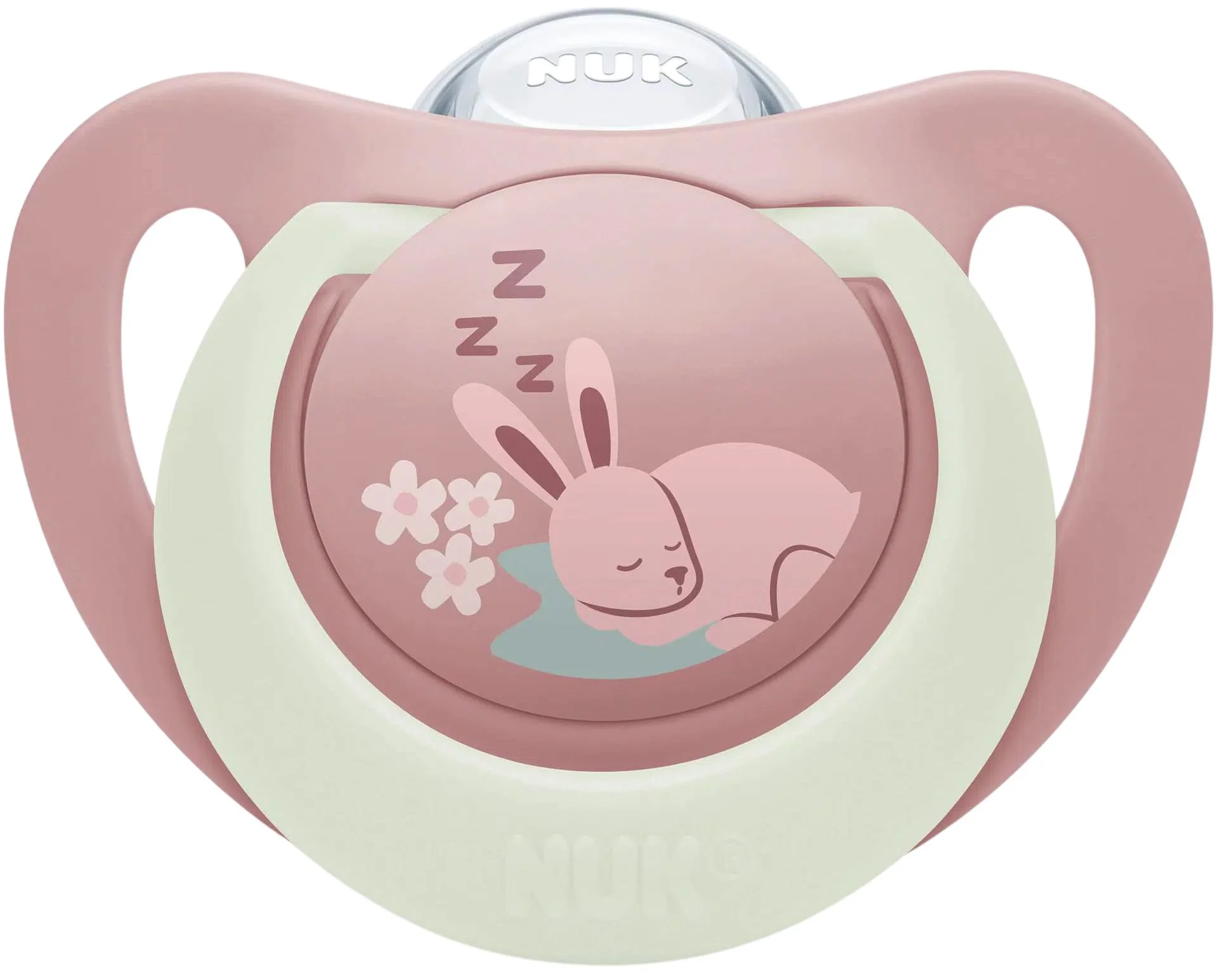 image for Ортодонтическая силиконовая пустышка NUK First Choice Night светящаяся (0-6 мес.) foto