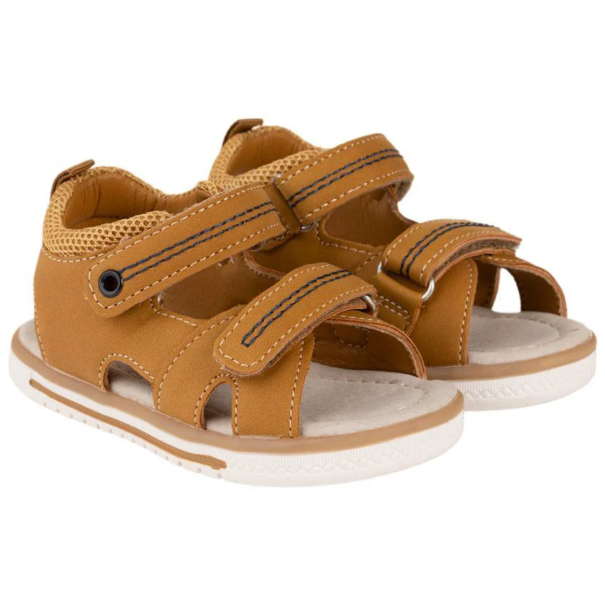 image for Saxo Blues Sandale deschise cu velcro Brown foto