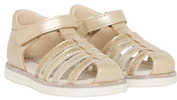image for Saxo Blues Sandale inchise aurii foto