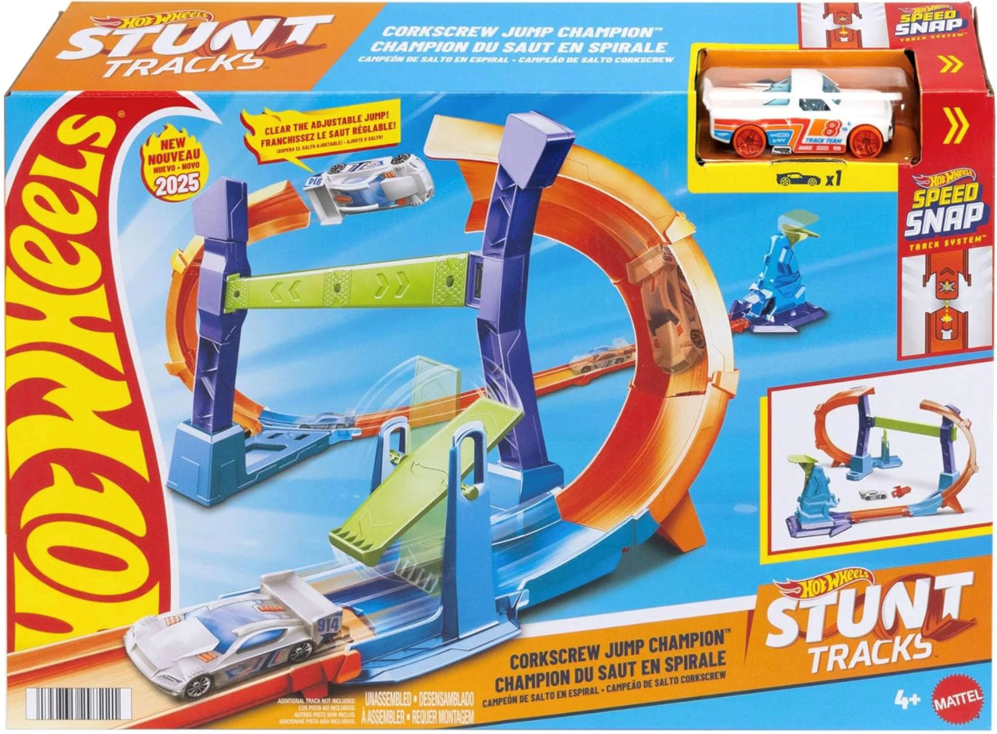 image for Set de joaca Hot Wheels Corkscrew Jump Champion foto