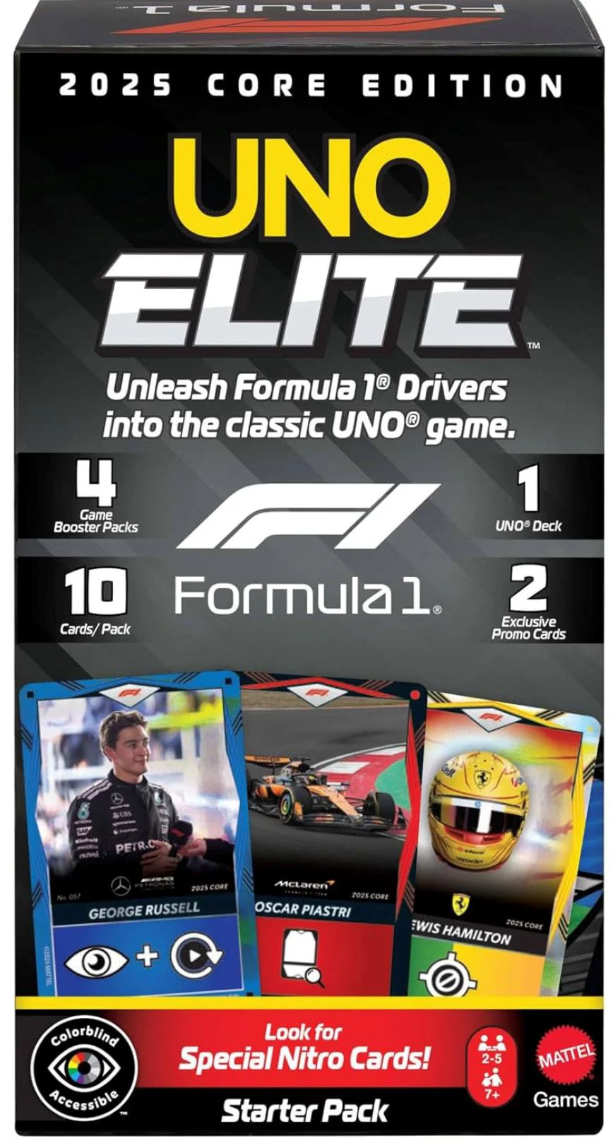 image for Игровой набор Mattel UNO Elite Formula 1 foto