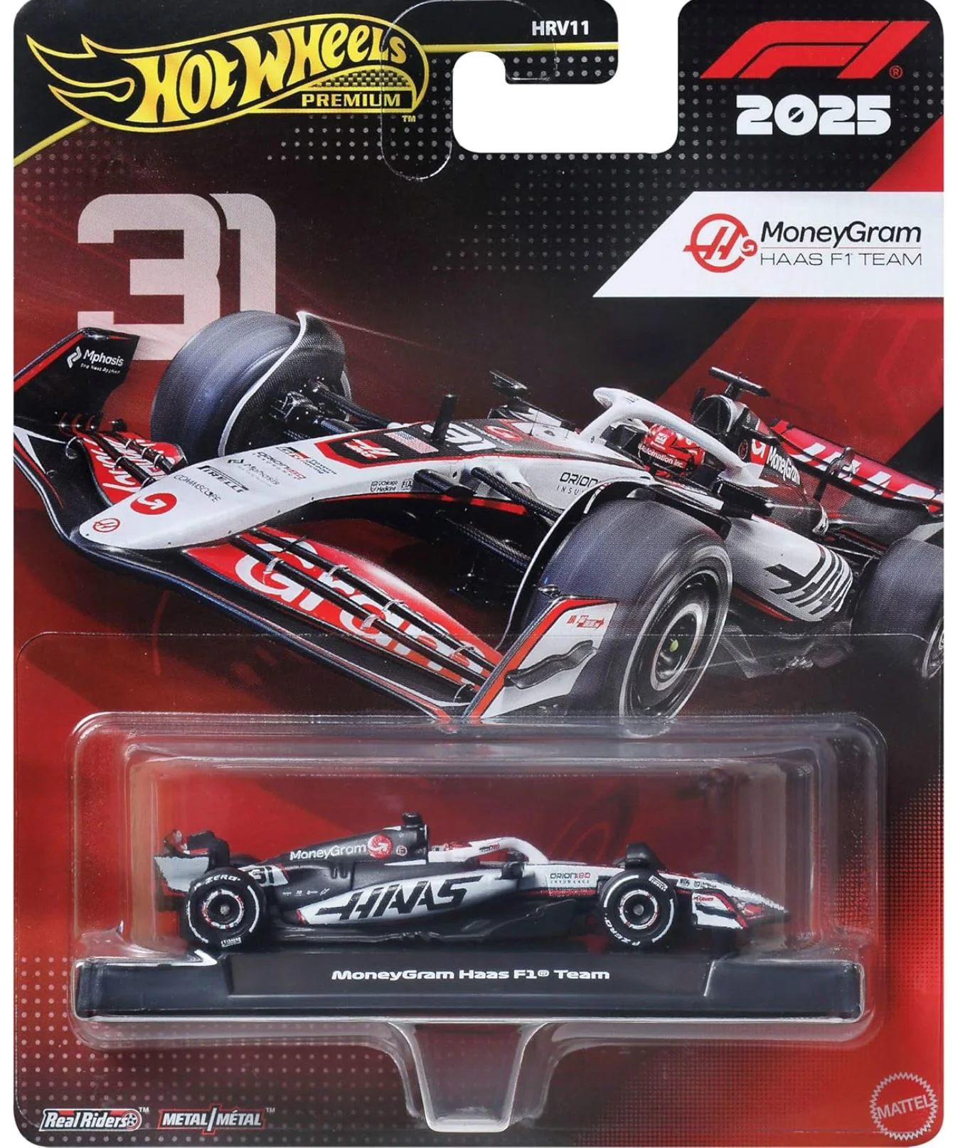 Masinuta Hot Wheels Formula 1 Hass 1:64 foto