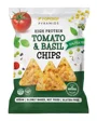 Chipsuri cu proteina Vegan Popcrop cu aroma de tomato si busuioc, 60 g foto